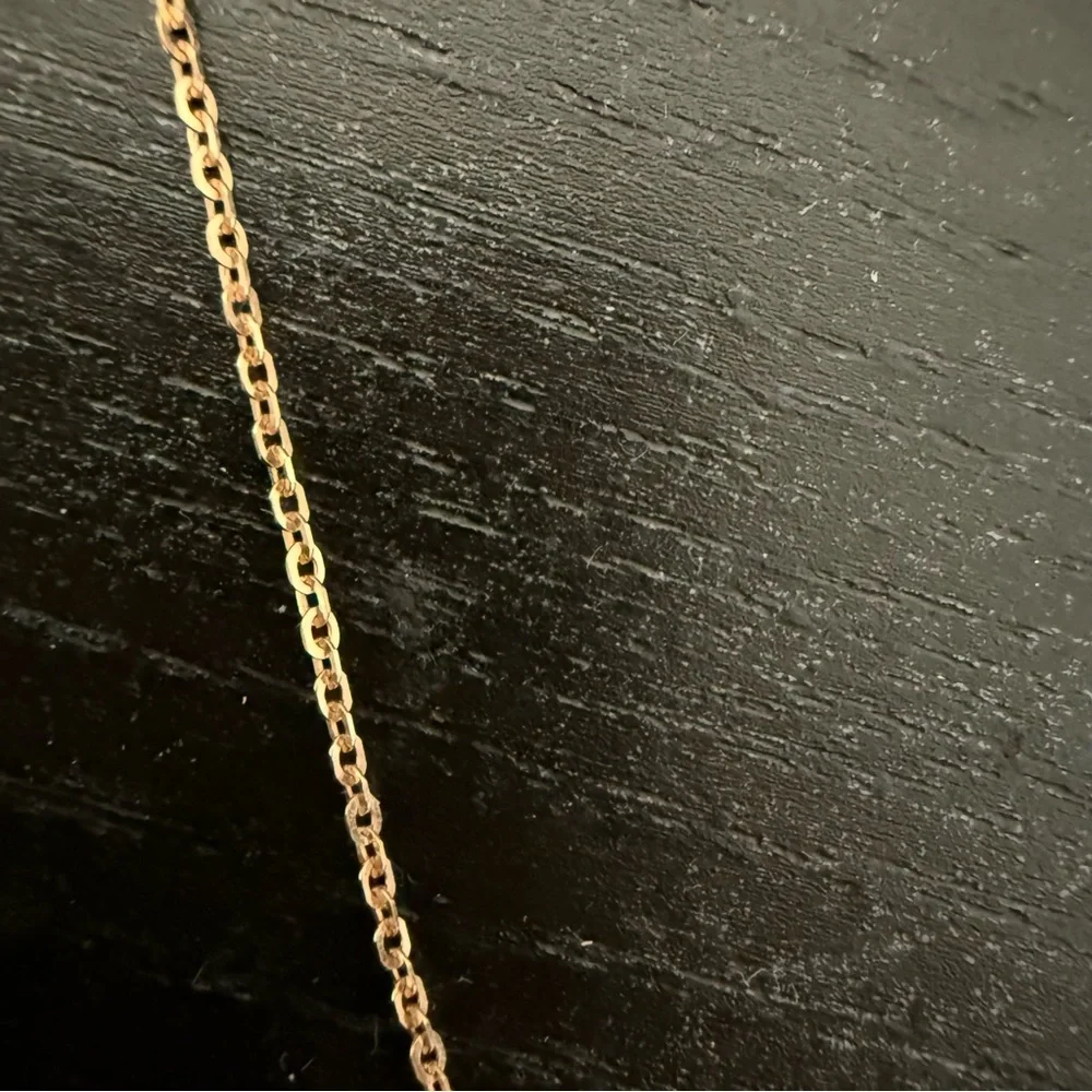 Elegant 14k ROSE Gold Chain Necklace - Picture 3 of 8